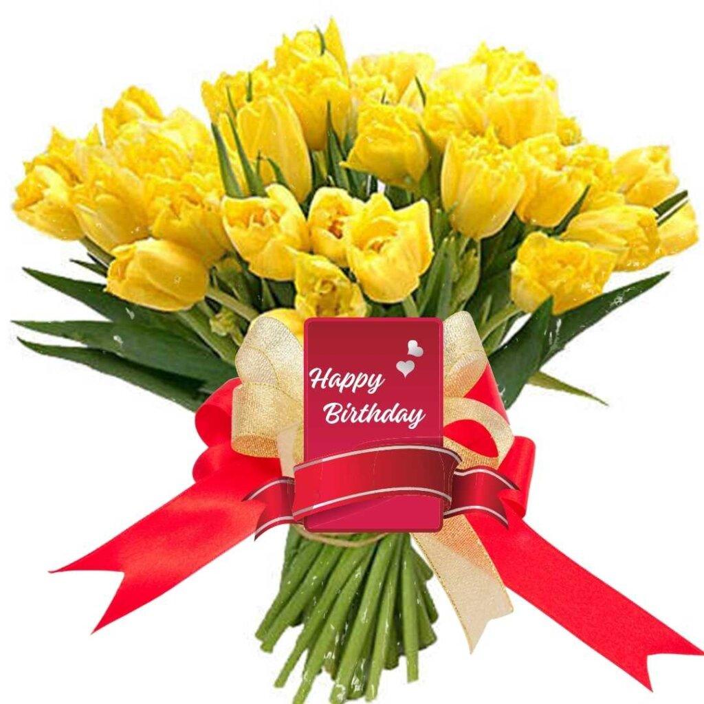 focus happy birthday wishes bright yellow tulips happy birthday bouquet.jpg