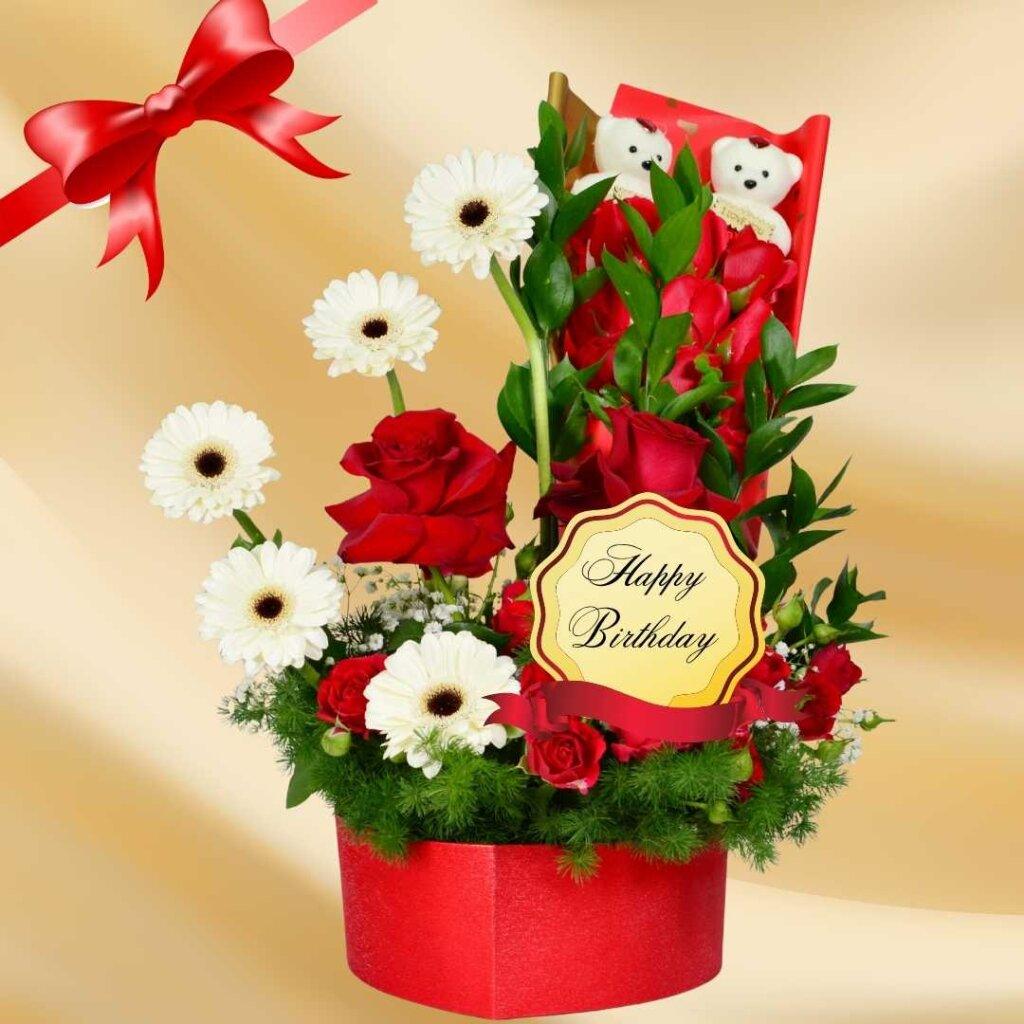 focus happy birthday wishes premium birthday flower bouquet roses gerberas teddies.jpg